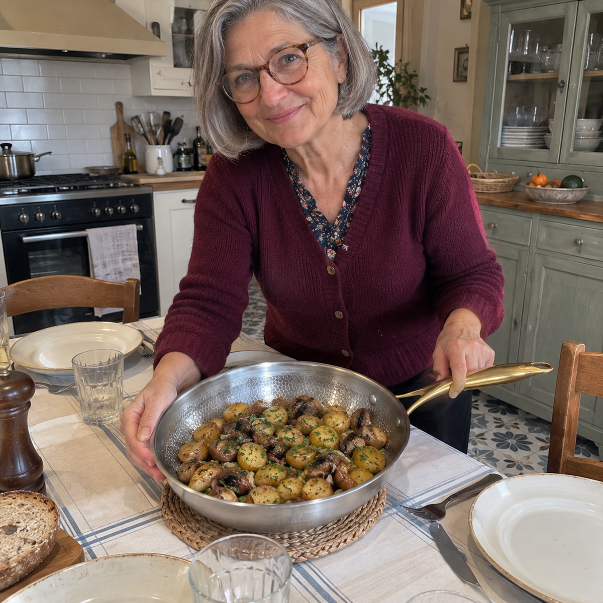 Poêle en titane Forneau à table