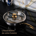 La Collection Maître Forneau® — Batterie de Cuisine 14 Pièces en Titane Pur