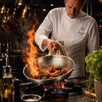 Wok en Titane Pur Forneau® 24 cm — Sans PFAS, Compatible Induction