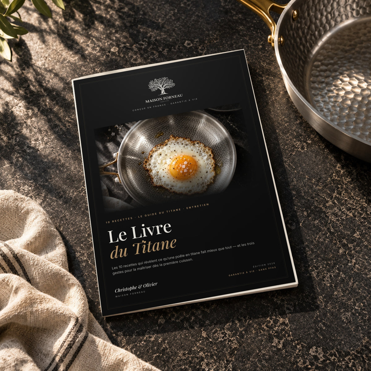 Libro del Titanio (E-book) Forneau® — 10 recetas + guía + mantenimiento