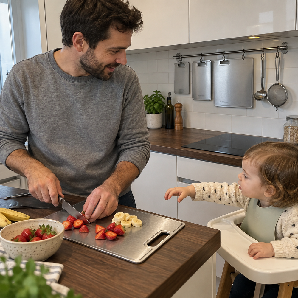 Preparation fruitee en famille