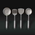 Set d'Ustensiles en Titane Pur Forneau® — 4 Pièces, Sans Plastique