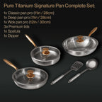 L'Ensemble Signature Forneau® — Batterie de Cuisine 8 Pièces en Titane Pur