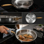 Poêle Signature en Titane Pur Forneau® — Sans PFAS, Compatible Induction